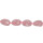 rope rose quartz, eggs, 25x18m - 40x26mm - only 3 strands left!