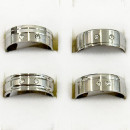 Edelstahlring mit Steinen, Set