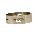 Stainless steel ring, 7mm, set