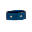 Edelstahlring Blau mit Stein