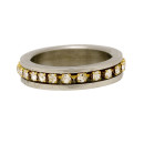 Stainless steel ring with stones - only 34pcs left!