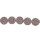 strand colored lava, purple, circle 19mm