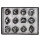 Shellrings, black