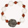 bracelet white coral/red coral