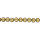 strand facetted glass beads, ball, 12mm, 96fac., 55cm, gold
