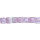 strand glass beads Cara, 17x17x9mm, 47cm, pink