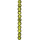 strand glass beads foiled, ball 12mm, 35cm, olive