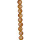 strand glass beads, ball 14mm, 33cm, cream-brown