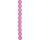 strand glass beads, ball 12mm, 82cm, pink