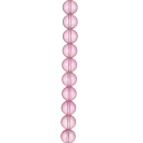 Strang Glasperlen, Kugel 12mm, 82cm, Rosa klar - nur noch...