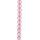 strand glass beads, ball 12mm, 82cm, pink clear - only 9 strands left!
