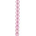 strand glass beads, ball 12mm, 82cm, pink clear