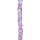 strand glass beads Cara, 20x15mm, 27cm, pink