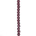 Strang facettierte Glasperlen, Kugel, 6mm, 32fac., 57cm, Rot