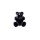 pendant hematite bear, 21x18mm - only 200pcs left!