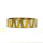 Stainless steel ring gold-white