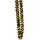 strand facetted glass beads, 10x8mm, 55cm, gold