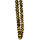 strand facetted glass beads, 8x6mm, 40cm, gold