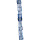 Strang Glasperlen, Würfel 4mm, Hellblau