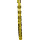 Strang Glasperlen, Würfel 4mm, Gelb