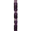 strand glass beads, cube 4mm, purple