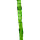 strand glass beads, cube 10mm, green
