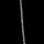 strand glass beads, tube 4x9mm, clear