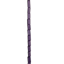 strand glass beads, tube 4x9mm, purple