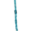 strand glass beads, cuboid 5x20mm, dark blue