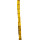 strand glass beads, cuboid 5x20mm, gold