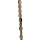 strand glass beads, oval 6x9mm, brown