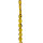 Strang Glasperlen, Oval 10x13mm, Gold