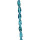 Strang Glasperlen, gedreht 8x16mm, Blau