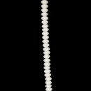 Strang Glasperlen, 5x8mm, Weiß - nur noch 15...