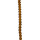 strand glass beads, 5x10mm, gold
