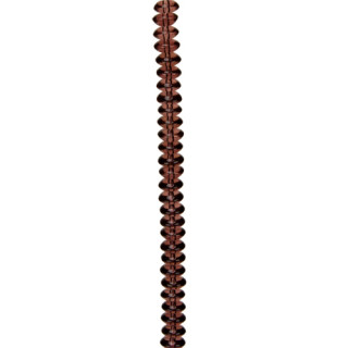 strand glass beads, 5x10mm, dark red