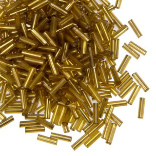 450g Röhrchen, Glas, 6-7mm, Gold