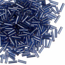 450g tubes, glass, 6-7mm, dark blue