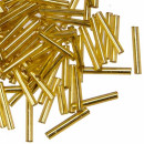 450g tubes, glass, 15mm, gold