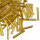 450g tubes, glass, 15mm, gold