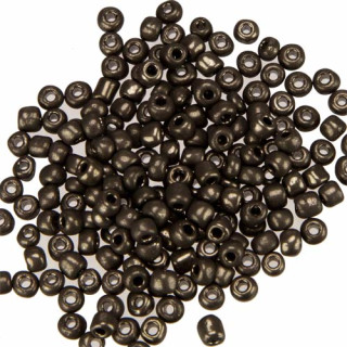 450g Rocailles, glass, 4mm, grey