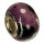 Module beads porcelain, 16x11mm, pink/black