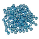 450g Rocailles, glass, 4mm, light blue