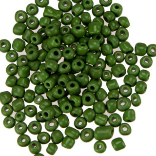 450g Rocailles, glass, 4mm, Petrol