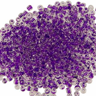 450g Rocailles, Glas, 3mm, Lila - nur noch 5 Packungen!