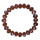 Bracelet with glass beads, red