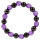 Magnetic bracelet Sera, purple - only 55pcs left!