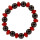 Magnetic bracelet "Diamond", 10mm, red - only 8pcs left!