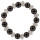 Hämatitarmband "Diamond", 10mm, Klar