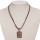 Ribbon necklace with colorful rhinestones